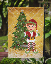 Load image into Gallery viewer, Santa's Elf and Christmas Tree Garden Flag - Outdoor Decorative Yard Flag SB3115GF