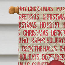 Load image into Gallery viewer, Snowman Family Snowpeople Flag Canvas House Size SB3116CHF