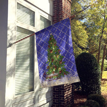 Load image into Gallery viewer, Christmas Tree Blue Flag Canvas House Size SB3117CHF