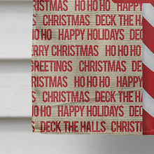 Load image into Gallery viewer, Santa Claus Stop Here Stop Sign Flag Canvas House Size SB3118CHF
