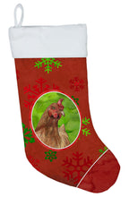 Load image into Gallery viewer, Chicken Red Snowflakes Holiday Christmas  Christmas Stocking SB3129-CS