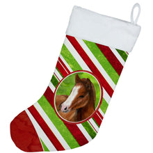 Load image into Gallery viewer, Horse Foal Candy Cane Holiday Christmas Christmas Stocking SB3131-CS