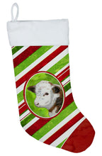 Load image into Gallery viewer, Baby Calf Candy Cane Holiday Christmas Christmas Stocking SB3133-CS