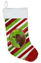 Load image into Gallery viewer, Cow Candy Cane Holiday Christmas Christmas Stocking SB3137-CS