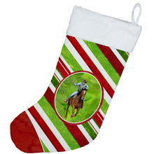 Load image into Gallery viewer, Horse Roper Candy Cane Holiday Christmas Christmas Stocking SB3138-CS