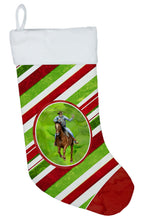 Load image into Gallery viewer, Horse Roper Candy Cane Holiday Christmas Christmas Stocking SB3138-CS