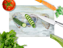 Load image into Gallery viewer, Oysters Watercolor Glass Cutting Boards – Durable, Decorative Kitchen Art Large SC2001LCB
