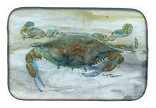Load image into Gallery viewer, Crab a leg up Watercolor Dish Drying Mat – Absorbent, Artistic Kitchen Essentials SC2002DDM