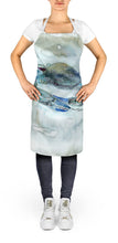 Load image into Gallery viewer, Blue Crab Watercolor Apron – Artist-Designed Kitchen, BBQ &amp; Craft Apron SC2003APRON