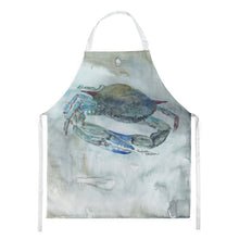 Load image into Gallery viewer, Blue Crab Watercolor Apron – Artist-Designed Kitchen, BBQ &amp; Craft Apron SC2003APRON
