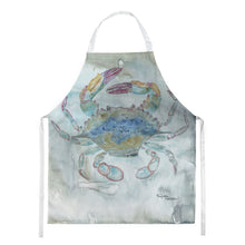 Load image into Gallery viewer, Female Blue Crab Watercolor Apron – Artist-Designed Kitchen, BBQ &amp; Craft Apron SC2005APRON