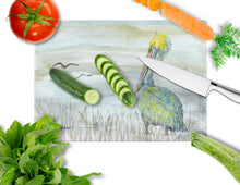 Load image into Gallery viewer, Pelican Watercolor Glass Cutting Boards – Durable, Decorative Kitchen Art Large SC2008LCB