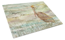 Load image into Gallery viewer, Brown Pelican Sunset Glass Cutting Boards – Durable, Decorative Kitchen Art Large SC2011LCB