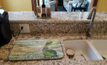 Load image into Gallery viewer, Pelican Sunset Dish Drying Mat – Absorbent, Artistic Kitchen Essentials SC2012DDM