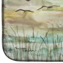 Load image into Gallery viewer, Pelican Sunset Dish Drying Mat – Absorbent, Artistic Kitchen Essentials SC2012DDM