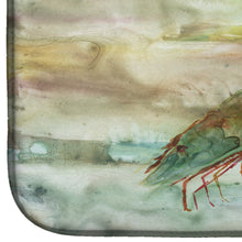 Load image into Gallery viewer, Shrimp Sunset Dish Drying Mat – Absorbent, Artistic Kitchen Essentials SC2014DDM