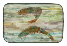 Load image into Gallery viewer, Shrimp Sunset Dish Drying Mat – Absorbent, Artistic Kitchen Essentials SC2014DDM