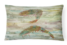 Load image into Gallery viewer, Shrimp Sunset Canvas Fabric Decorative Pillow SC2014PW1216