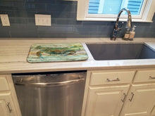 Load image into Gallery viewer, Crab a leg up Sunset Dish Drying Mat – Absorbent, Artistic Kitchen Essentials SC2015DDM