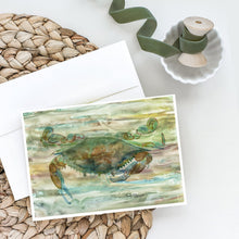 Load image into Gallery viewer, Crab a leg up Sunset Greeting Cards -  Blank Note Cards – 8-Pack of Artist-Designed Cards with Envelopes