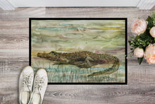 Load image into Gallery viewer, Alligator Sunset Doormat - 18x27 Decorative Floor Mat – Indoor/Outdoor Rug with Artistic Flair SC2016MAT