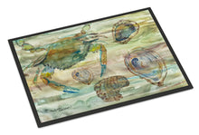 Load image into Gallery viewer, Crab, Shrimp and Oyster Sunset Doormat - 18x27 Decorative Floor Mat – Indoor/Outdoor Rug with Artistic Flair SC2017MAT