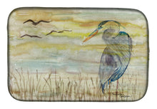 Load image into Gallery viewer, Blue Heron Yellow Sky Dish Drying Mat – Absorbent, Artistic Kitchen Essentials SC2020DDM