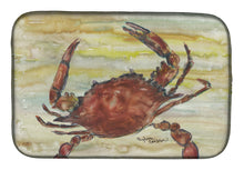 Load image into Gallery viewer, Cooked Crab Yellow Sky Dish Drying Mat – Absorbent, Artistic Kitchen Essentials SC2022DDM