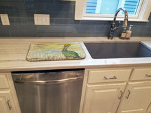 Load image into Gallery viewer, Pelican Yellow Sky Dish Drying Mat – Absorbent, Artistic Kitchen Essentials SC2024DDM