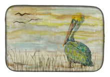 Load image into Gallery viewer, Pelican Yellow Sky Dish Drying Mat – Absorbent, Artistic Kitchen Essentials SC2024DDM