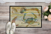 Load image into Gallery viewer, Crab, Shrimp, Oyster Yellow Sky Doormat - 18x27 Decorative Floor Mat – Indoor/Outdoor Rug with Artistic Flair SC2026MAT