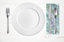 Load image into Gallery viewer, Blue Heron on Blue Cloth Napkin, Fabric Table Napkin, Reusable, printed in the USA SC2047NAP