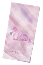 Load image into Gallery viewer, Flamingo #1 on Pink Cloth Napkin, Fabric Table Napkin, Reusable, printed in the USA SC2056NAP