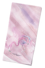 Load image into Gallery viewer, Flamingo #2 on Pink Cloth Napkin, Fabric Table Napkin, Reusable, printed in the USA SC2057NAP
