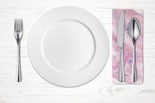 Load image into Gallery viewer, Flamingo #2 on Pink Cloth Napkin, Fabric Table Napkin, Reusable, printed in the USA SC2057NAP