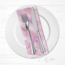 Load image into Gallery viewer, Flamingo #2 on Pink Cloth Napkin, Fabric Table Napkin, Reusable, printed in the USA SC2057NAP