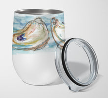 Load image into Gallery viewer, Oysters Stainless Steel 12 oz Stemless Wine Glass