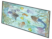 Load image into Gallery viewer, Mermaids Floor Runner Mats – 28x58 Indoor/Outdoor Rugs with Artistic Design | Made in the USA