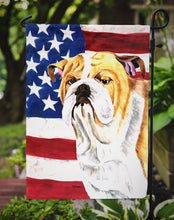 Load image into Gallery viewer, USA American Flag with Bulldog English Garden Flag – Decorative Outdoor Yard Flag