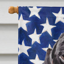 Load image into Gallery viewer, USA American Flag with Dachshund Flag Canvas House Size