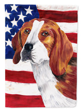 Load image into Gallery viewer, USA American Flag with Beagle Garden Flag – Decorative Outdoor Yard Flag
