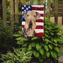 Load image into Gallery viewer, USA American Flag with Airedale Garden Flag – Decorative Outdoor Yard Flag