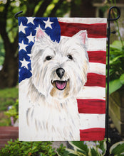 Load image into Gallery viewer, USA American Flag with Westie Garden Flag – Decorative Outdoor Yard Flag