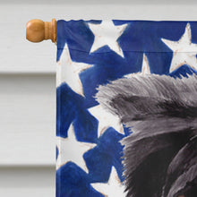 Load image into Gallery viewer, USA American Flag with Border Collie Flag Canvas House Size