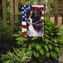 Load image into Gallery viewer, USA American Flag with Border Collie Garden Flag – Decorative Outdoor Yard Flag