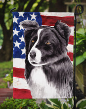 Load image into Gallery viewer, USA American Flag with Border Collie Garden Flag – Decorative Outdoor Yard Flag