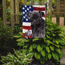Load image into Gallery viewer, USA American Flag with Pug Garden Flag – Decorative Outdoor Yard Flag