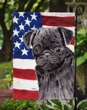 Load image into Gallery viewer, USA American Flag with Pug Garden Flag – Decorative Outdoor Yard Flag