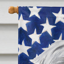 Load image into Gallery viewer, USA American Flag with Shih Tzu Flag Canvas House Size
