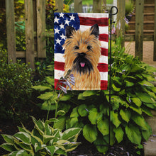 Load image into Gallery viewer, USA American Flag with Cairn Terrier Garden Flag – Decorative Outdoor Yard Flag
